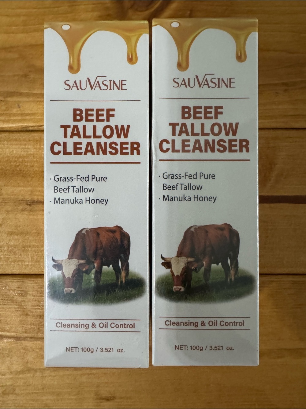 Sauvagine Beef Tallow Cleanser - Manuka Honey (Pair)